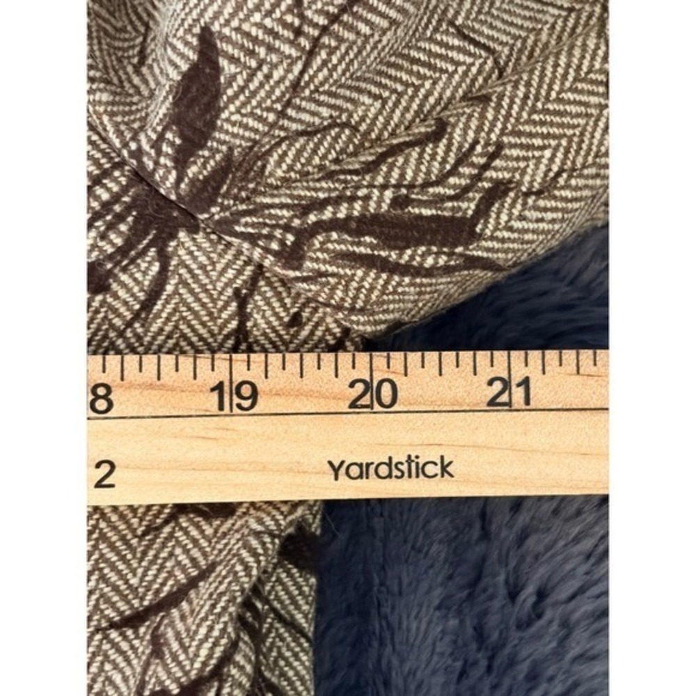 Coldwater Creek Blazer Petite 14 Herringbone Brown Academic Business Classic - Picture 6 of 10